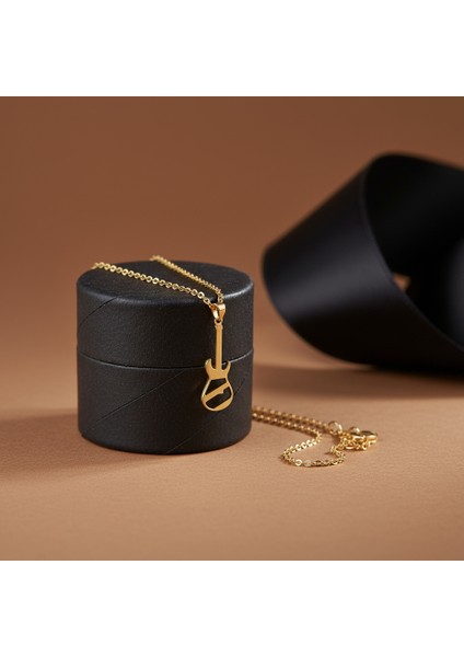 14 Ayar Altın Kolye Ucu gitar GM167 1 gr modelleri