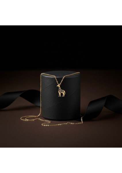 14 Ayar Altın Kolye Ucu Zürafa GM2324 1 gr modelleri
