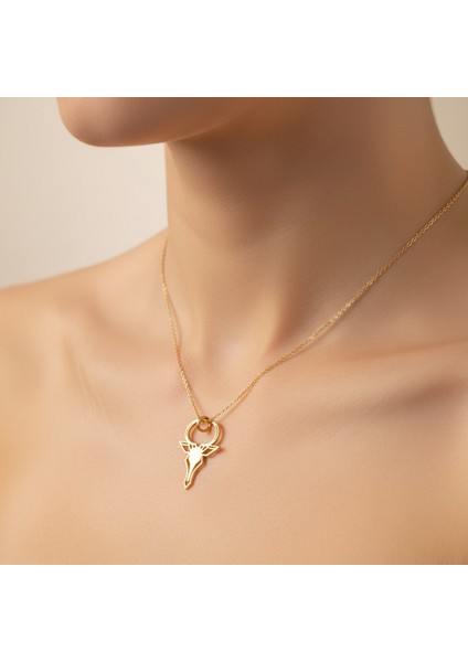 8 Ayar Altın Kolye Ucu Oğlak GM3164 1 gr