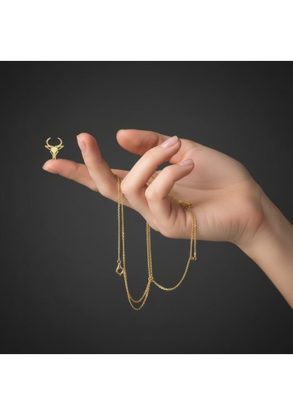 8 Ayar Altın Kolye Ucu Oğlak GM3164 1 gr fiyatları