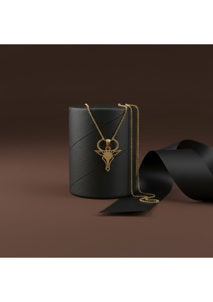 8 Ayar Altın Kolye Ucu Oğlak GM3164 1 gr modelleri