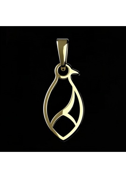 14 Ayar Altın Kolye Ucu Penguen GM2407 0.5 gr fırsatları