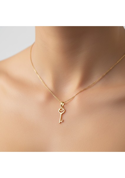 8 Ayar Altın Kolye Ucu Anahtar GM1377 1 gr