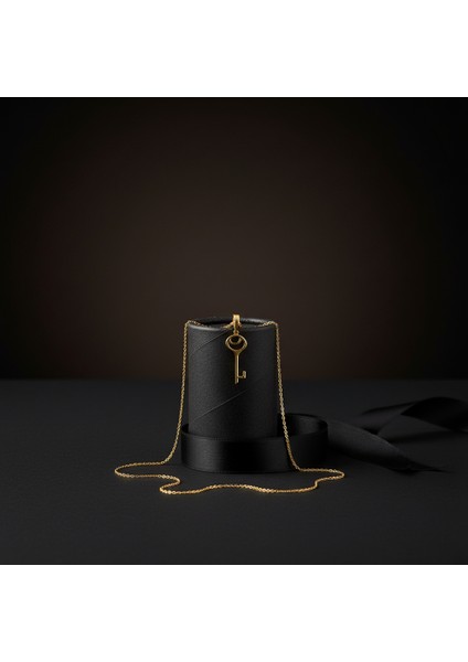 8 Ayar Altın Kolye Ucu Anahtar GM1377 1 gr modelleri