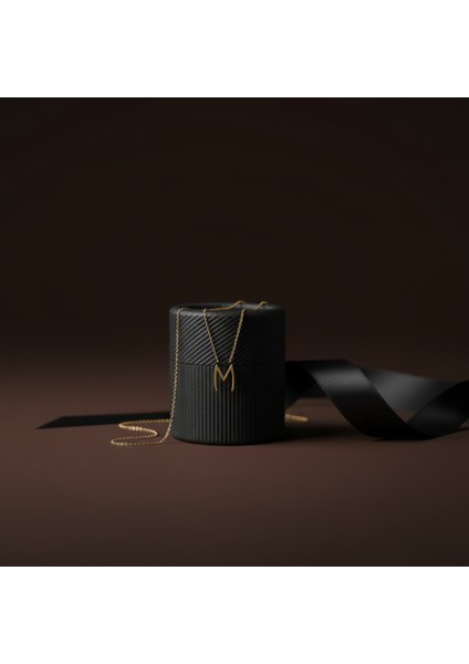 14 Ayar Altın Kolye Ucu Harf M GM2997 1 gr modelleri