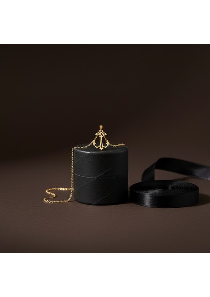 14 ayar altın kolye tekne GM446 1 gr modelleri