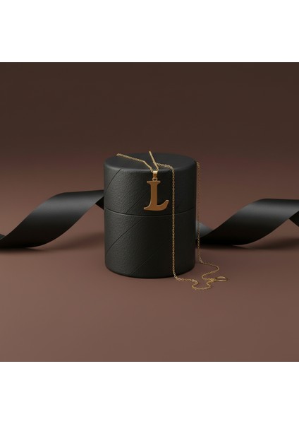 14 Ayar Altın Kolye Ucu Harf L GM2929 1 gr modelleri