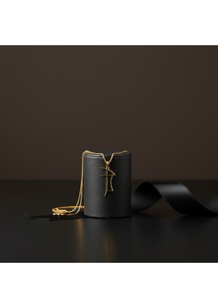 14 Ayar Altın Kolye Ucu hatlar GM42 1 gr modelleri