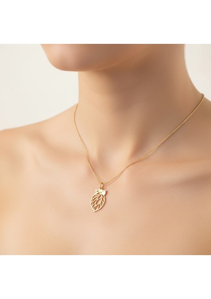 8 Ayar Altın Kolye Ucu Kirpi GM2174 0.5 gr