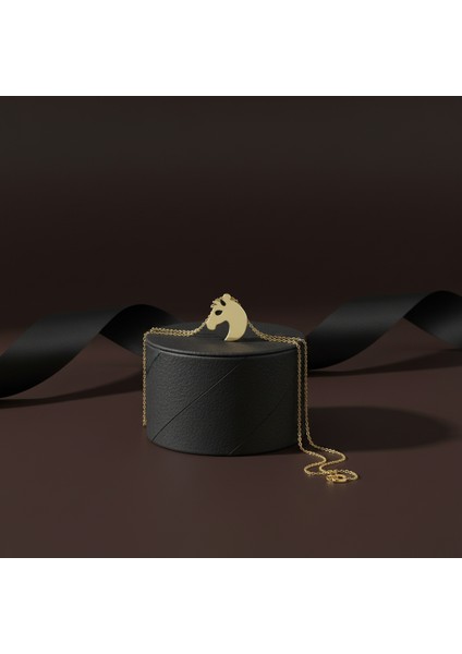 14 Ayar Altın Kolye Ucu At GM63 0.5 gr modelleri