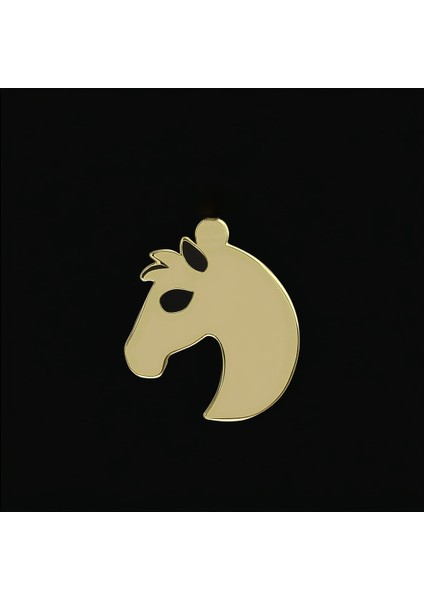 14 Ayar Altın Kolye Ucu At GM63 0.5 gr fırsatları