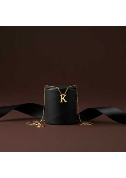 14 Ayar Altın Kolye Ucu Harf K GM2832 0.5 gr modelleri