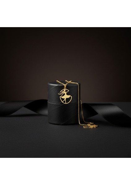 Tabitela 8 Ayar Altın Kolye Ucu Dans GM844 1 gr modelleri