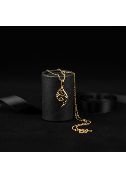 8 Ayar Altın Kolye Ucu Dalga GM1576 0.5 gr modelleri