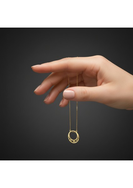 Tabitela 14 Ayar Altın Kolye Ucu Yuvarlak GM878 1 gr fiyatları