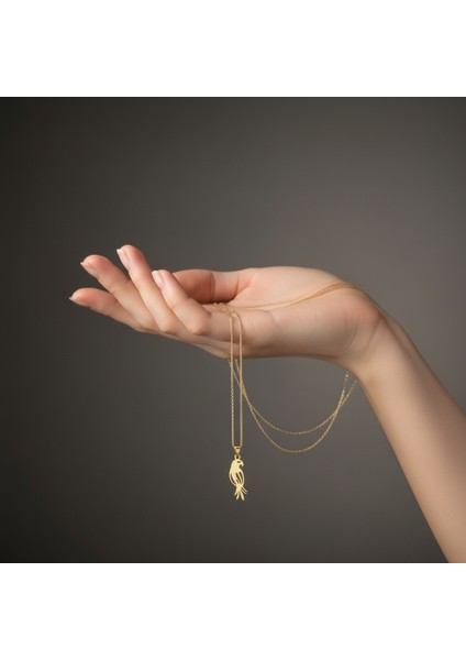 14 Ayar Altın Kolye Ucu papağan GM274 1 gr fiyatları