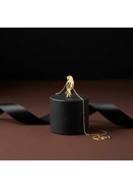 14 Ayar Altın Kolye Ucu papağan GM274 1 gr modelleri