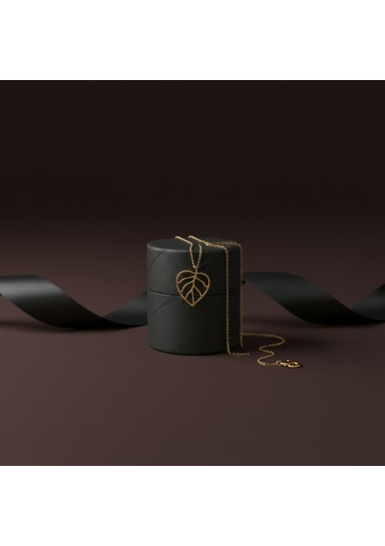 14 Ayar Altın Kolye Ucu yaprak GM29 1 gr modelleri