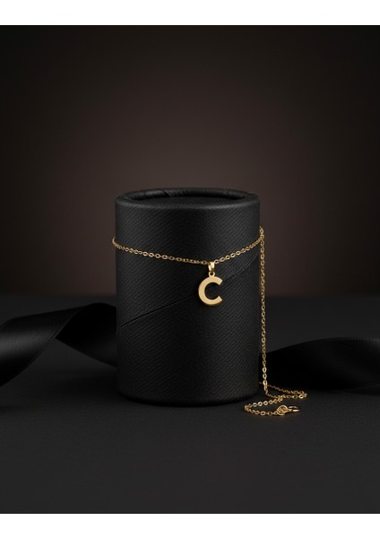 14 Ayar Altın Kolye Ucu Harf C GM2862 0.5 gr modelleri