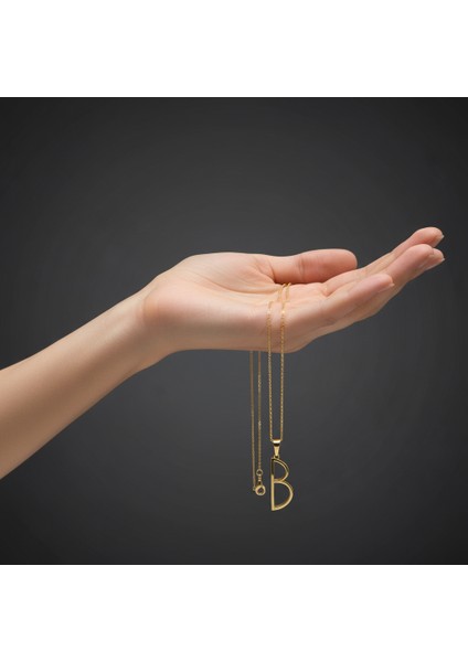 8 Ayar Altın Kolye Ucu Harf B GM2723 1 gr fiyatları