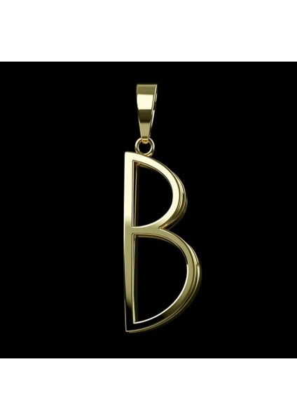 8 Ayar Altın Kolye Ucu Harf B GM2723 1 gr fırsatları