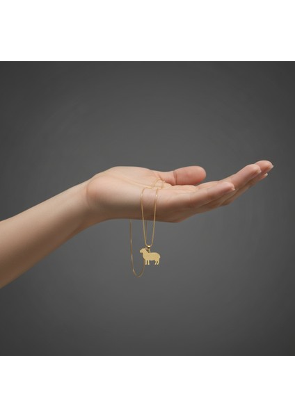 14 Ayar Altın Kolye Ucu Keçi GM2355 1 gr fiyatları