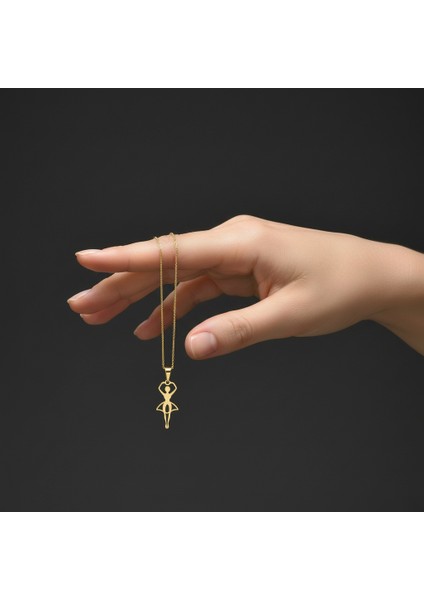 14 Ayar Altın Kolye Ucu Balerin GM3346 0.5 gr fiyatları