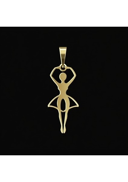 14 Ayar Altın Kolye Ucu Balerin GM3346 0.5 gr fırsatları