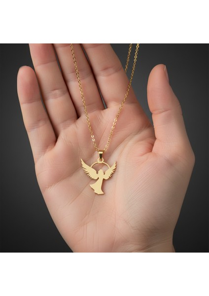 14 Ayar Altın Kolye Ucu melek GM158 1 gr fiyatları