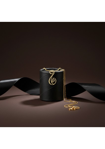 14 Ayar Altın Kolye Ucu nota GM437 1 gr modelleri