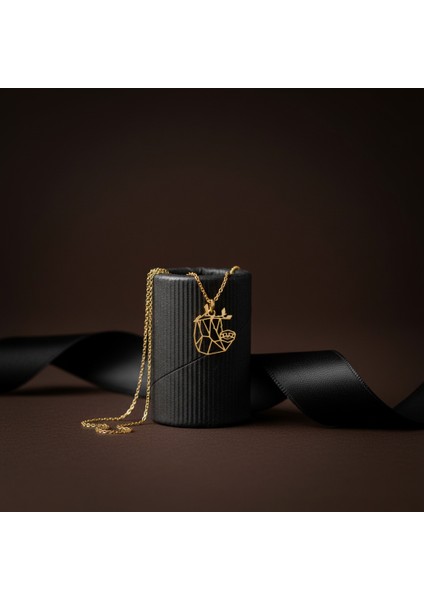 14 Ayar Altın Kolye Ucu tembel GM67 1 gr modelleri