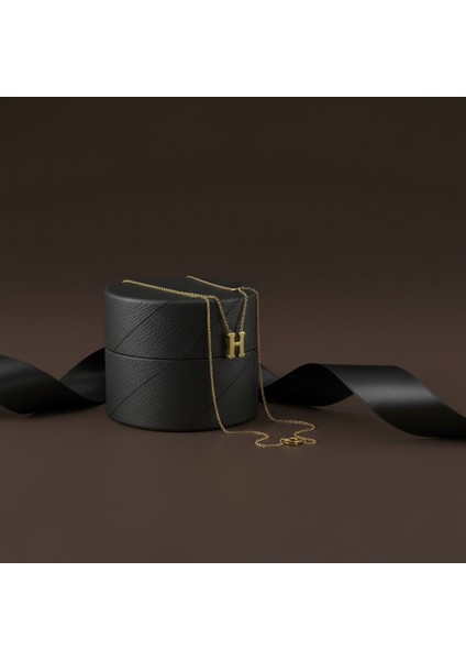 14 Ayar Altın Kolye Ucu Harf H GM2823 1 gr modelleri