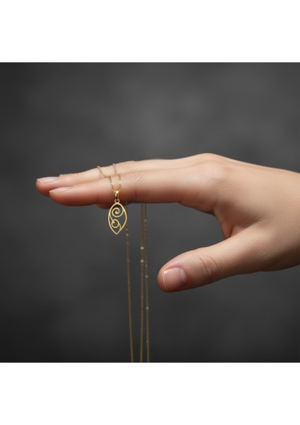 14 Ayar Altın Kolye Ucu dalga GM58 1 gr fiyatları