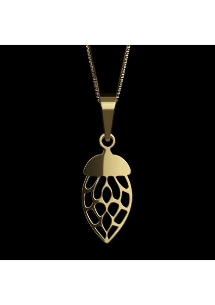 8 Ayar Altın Kolye Ucu Meşe GM3464 0.5 gr fırsatları