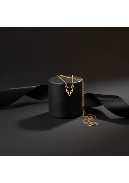 8 Ayar Altın Kolye Ucu Gergedan GM2447 0.5 gr modelleri