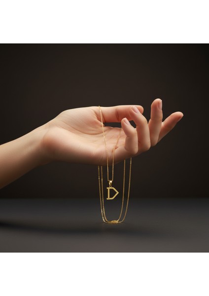 14 Ayar Altın Kolye Ucu Harf D GM2741 1 gr fiyatları