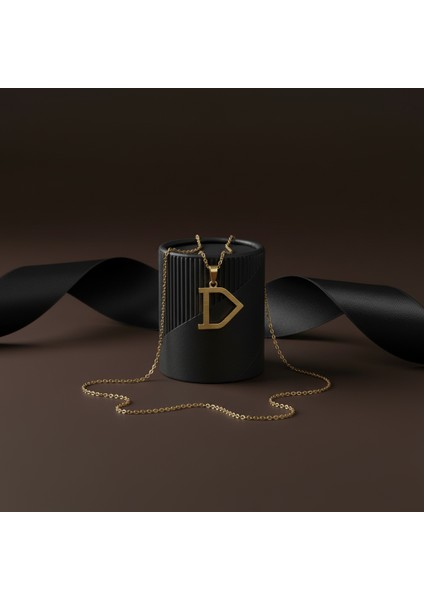 14 Ayar Altın Kolye Ucu Harf D GM2741 1 gr modelleri