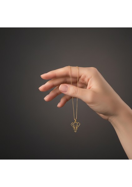 14 Ayar Altın Kolye Ucu Fil GM1464 1 gr fiyatları