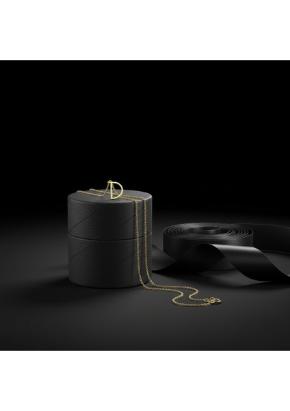 14 Ayar Altın Kolye Ucu "D"harfi GM623 1 gr modelleri