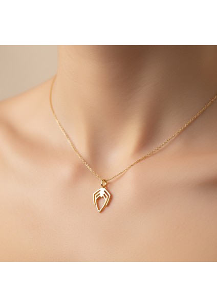 14 Ayar Altın Kolye Ucu örümcek GM136 1 gr
