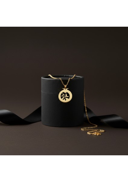 Tabitela 8 Ayar Altın Kolye Ucu Nar GM1221 1 gr modelleri