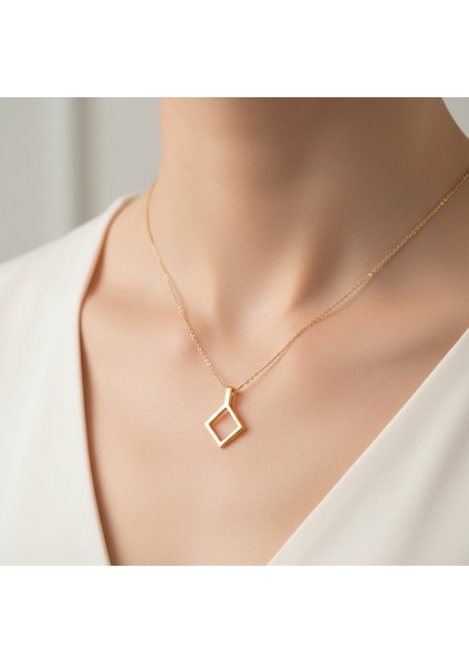 14 Ayar Altın Kolye Ucu güzel tasarımlar GM180 1 gr