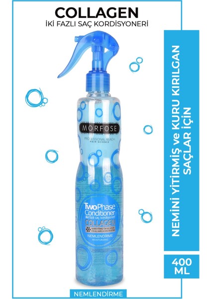 Morfose Collagen Kuru Saçlar Için Fön Suyu Mavi Su 400 ml