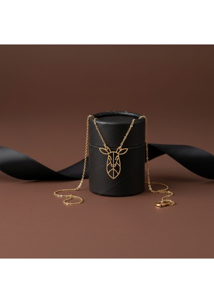 14 Ayar Altın Kolye Ucu Keçi GM2376 0.5 gr modelleri