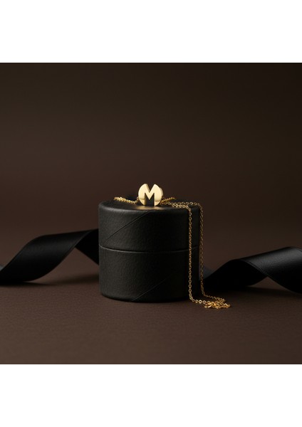 8 Ayar Altın Kolye Ucu Harf M GM3001 0.5 gr modelleri