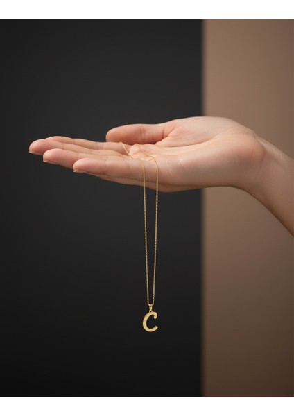 8 Ayar Altın Kolye Ucu Harf C GM2865 1 gr fiyatları