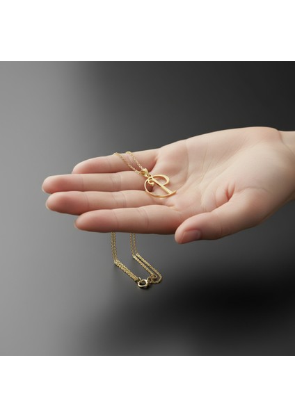 14 Ayar Altın Kolye Ucu Harf P GM2964 1 gr fiyatları