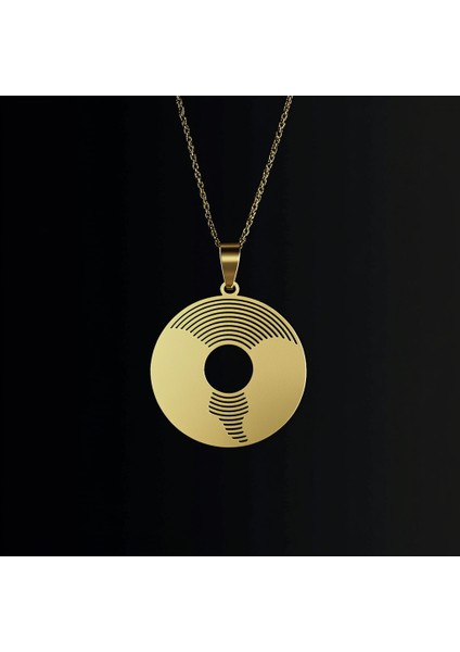 14 Ayar Altın Kolye Ucu Gramofon Plakası GM1761 0.5 gr fırsatları