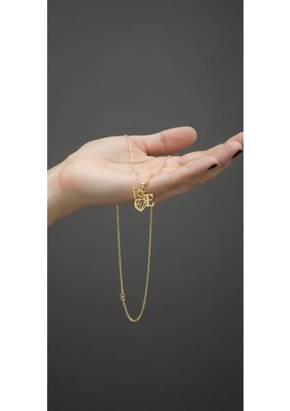 14 Ayar Altın Kolye Ucu "e"harfi GM1350 0.5 gr fiyatları