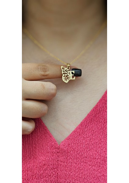 14 Ayar Altın Kolye Ucu "e"harfi GM1350 0.5 gr fırsatları